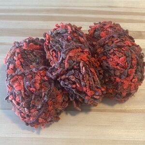 Red and Brown Yarn Skein